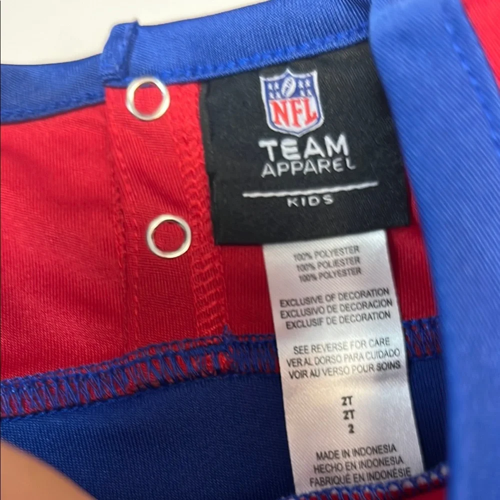 NFL Blue and‎ Red Cheerleader Suit with NY Logo